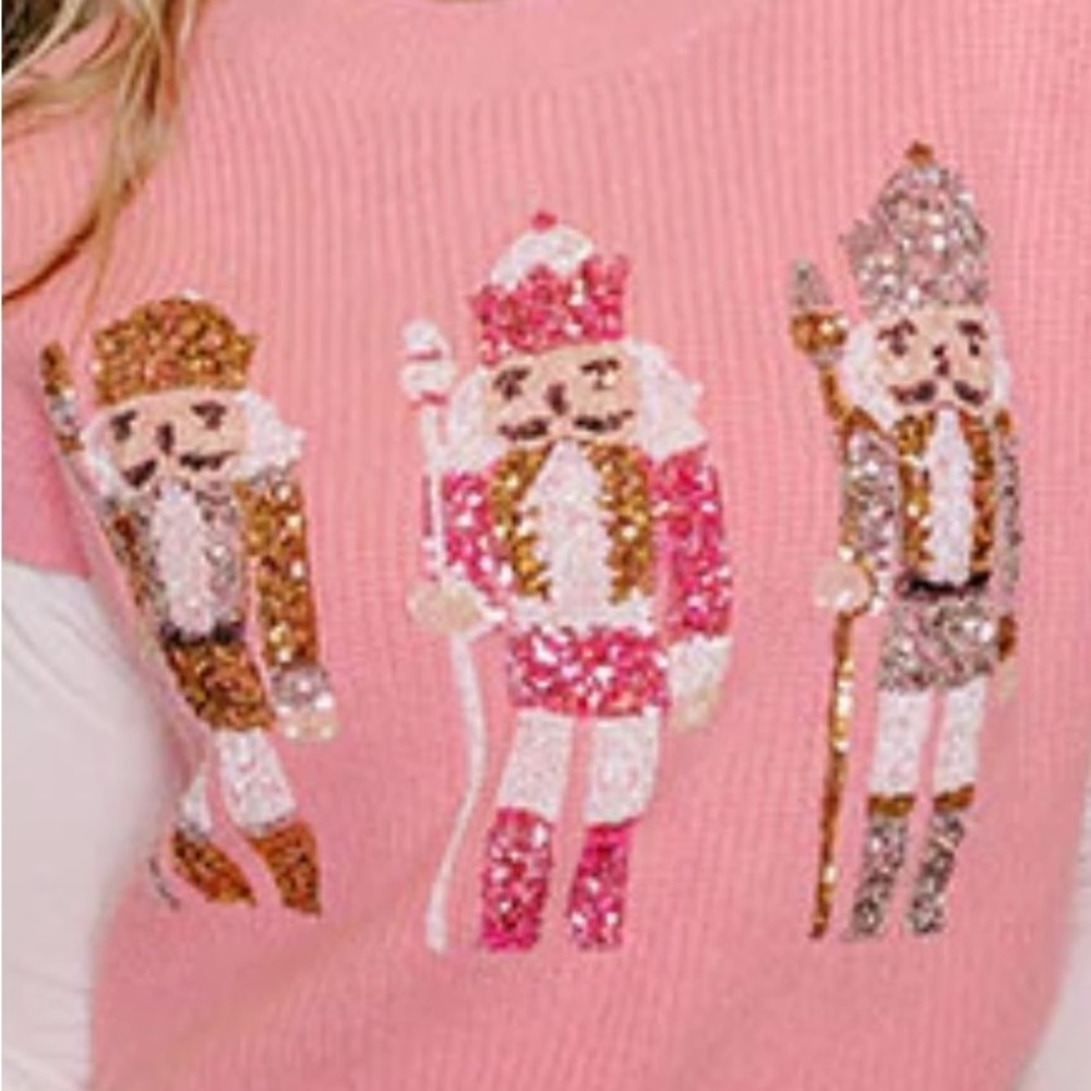 Nutcracker Sequin Sweater - image 3